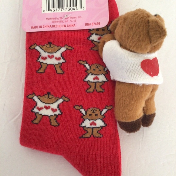 VALENTINE SOCKS NWT SIZE 4-10.5 - Picture 2 of 7